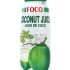 FOCO Coconut Juice (Glass Bottle) Nuoc Dua (Co Thit) 12x400ml